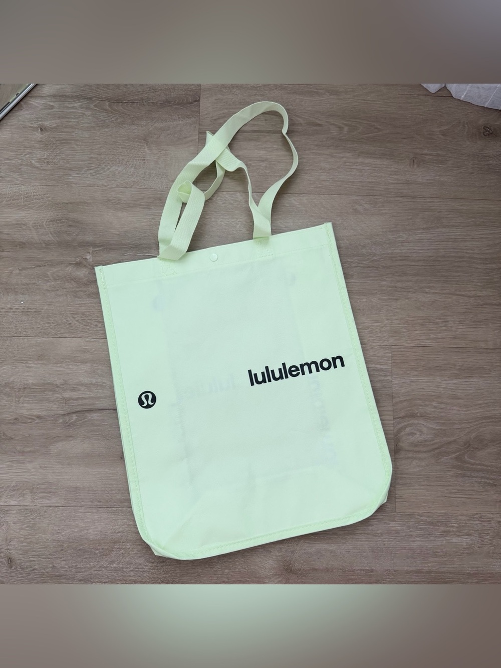 Lululemon Lime Green Large Tote Bag